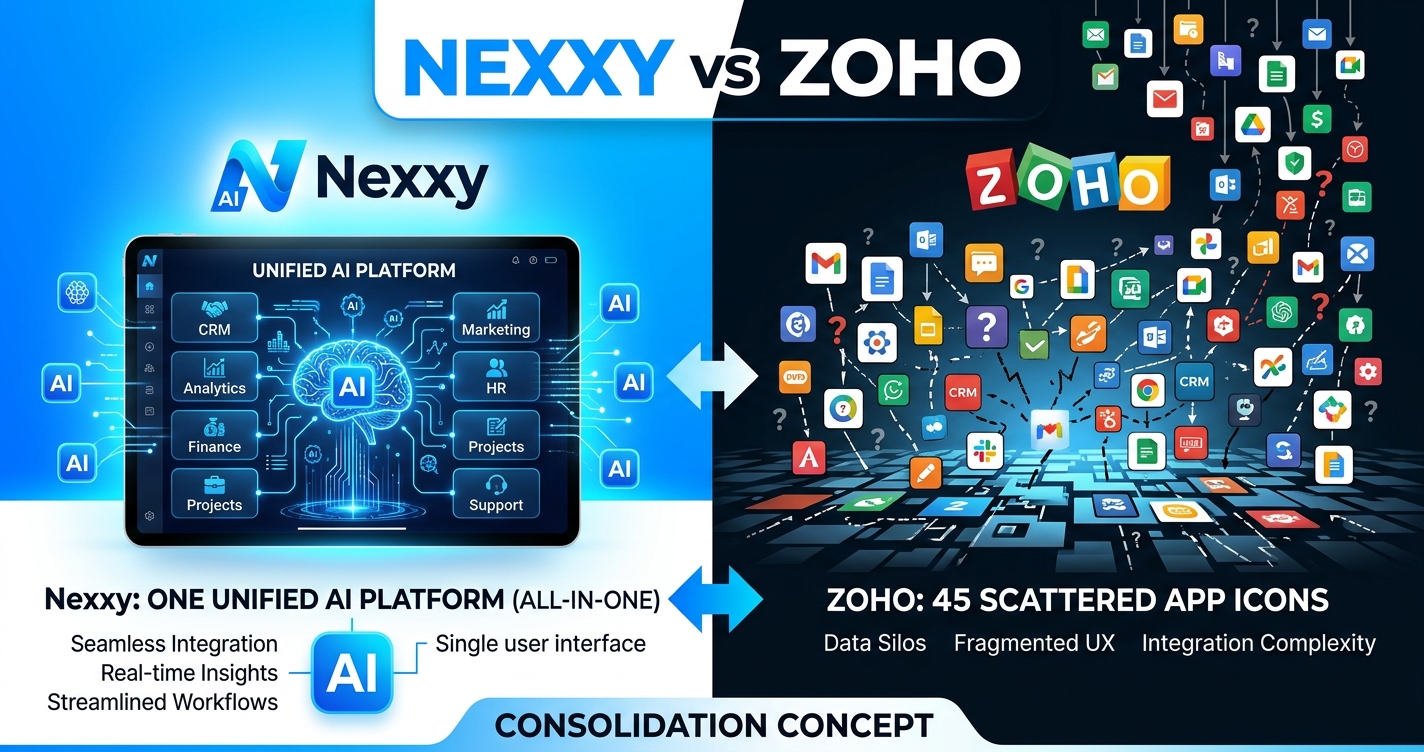  Nexxy vs Zoho: Budget Suite vs AI-Native Platform